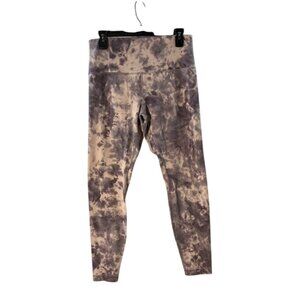 Lululemon Womens High-Waisted Tie-Dye Leggings Size 12 Stretchy Comfort Activewe